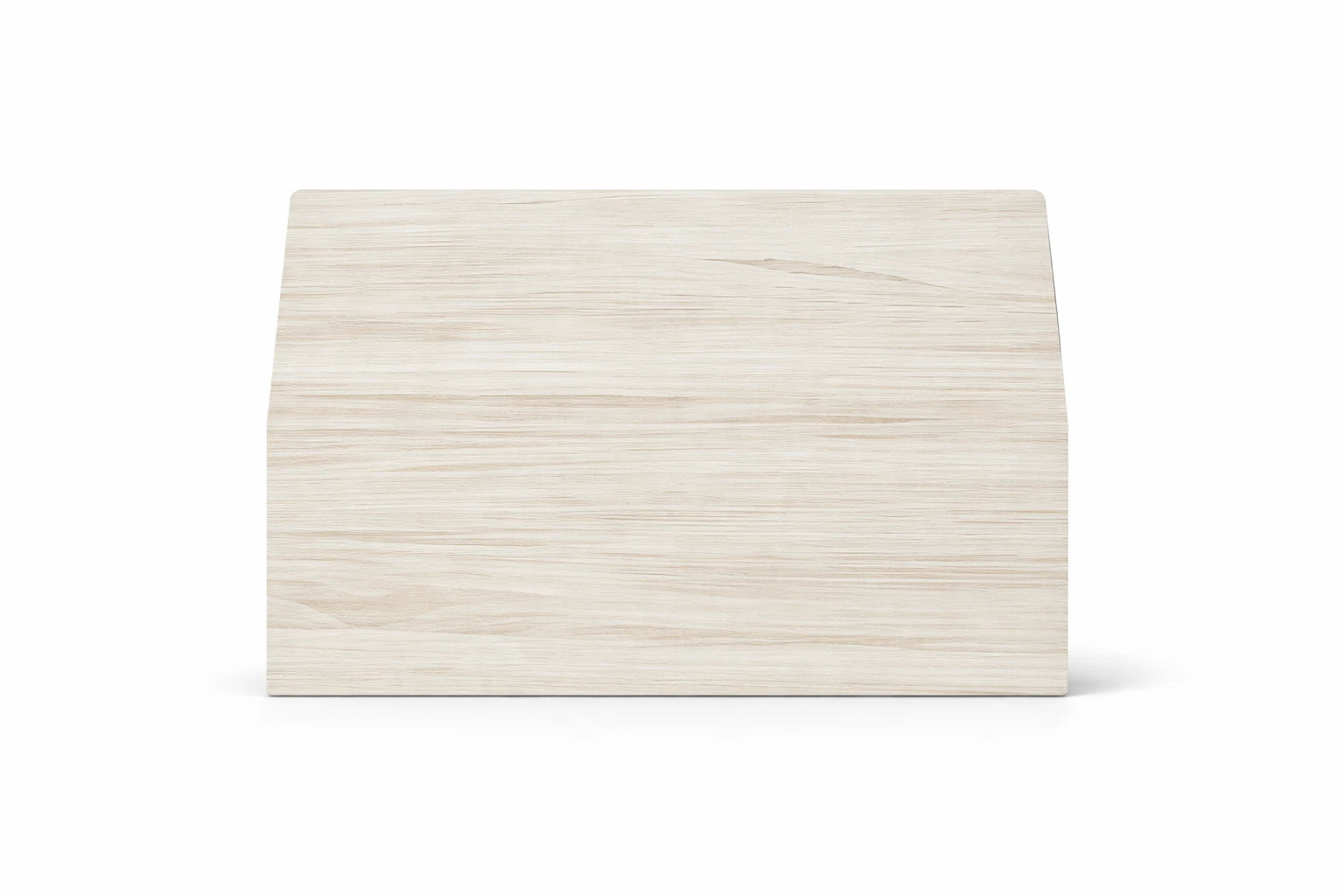 Cabecero marco madera en tono blanco blanqueado.