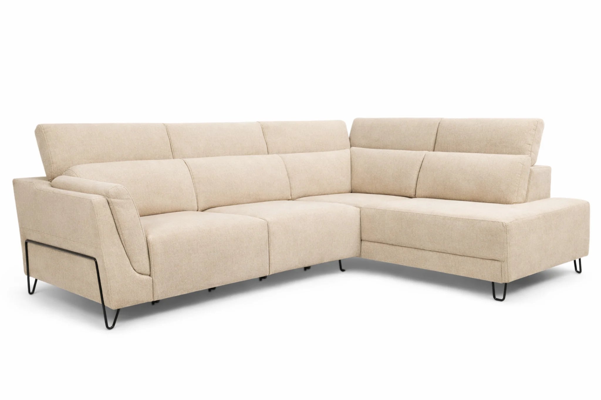 Sofá Chaise longue extraible ergonómico Vissuto Vega.
