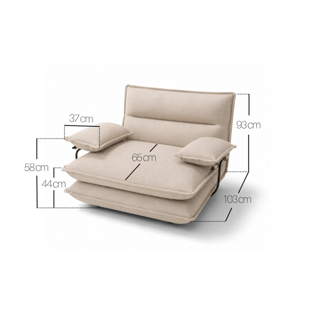 sillón vissuto altro con medidas 