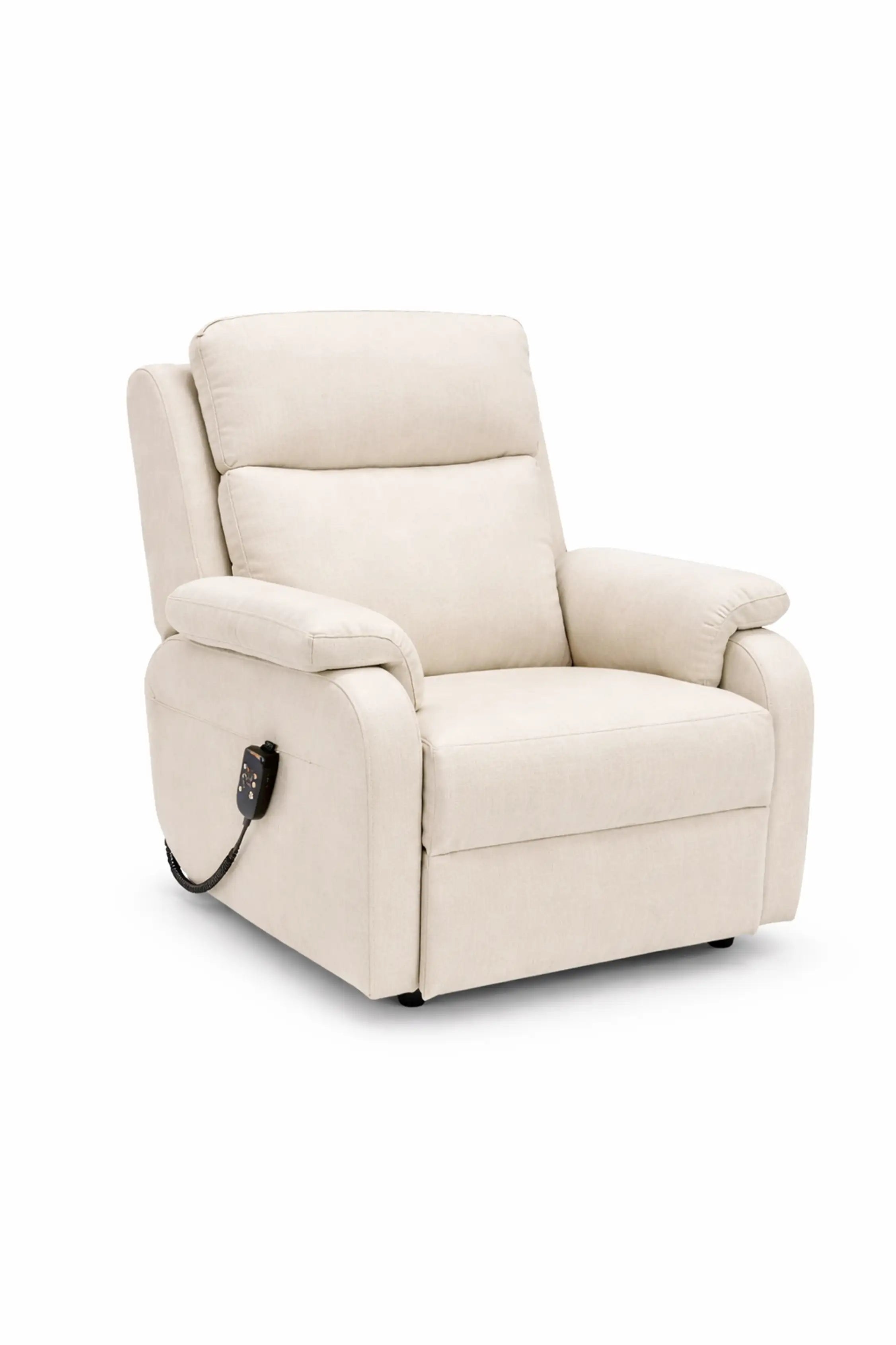 Sillón relax eléctrico beige modelo Vissuto Tokio.